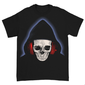 LVCRFT OG Skeleton Sam Tee - Spooky Never Sleeps LLC